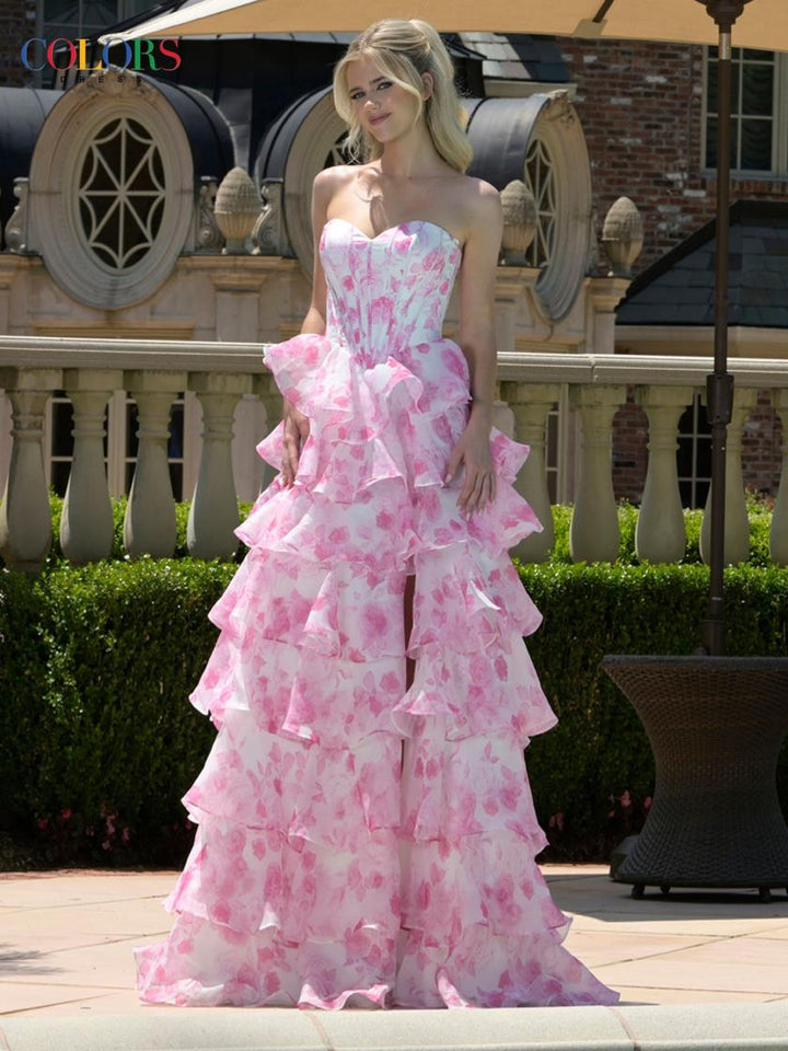 Colors 3836 Dress - FOSTANI.com