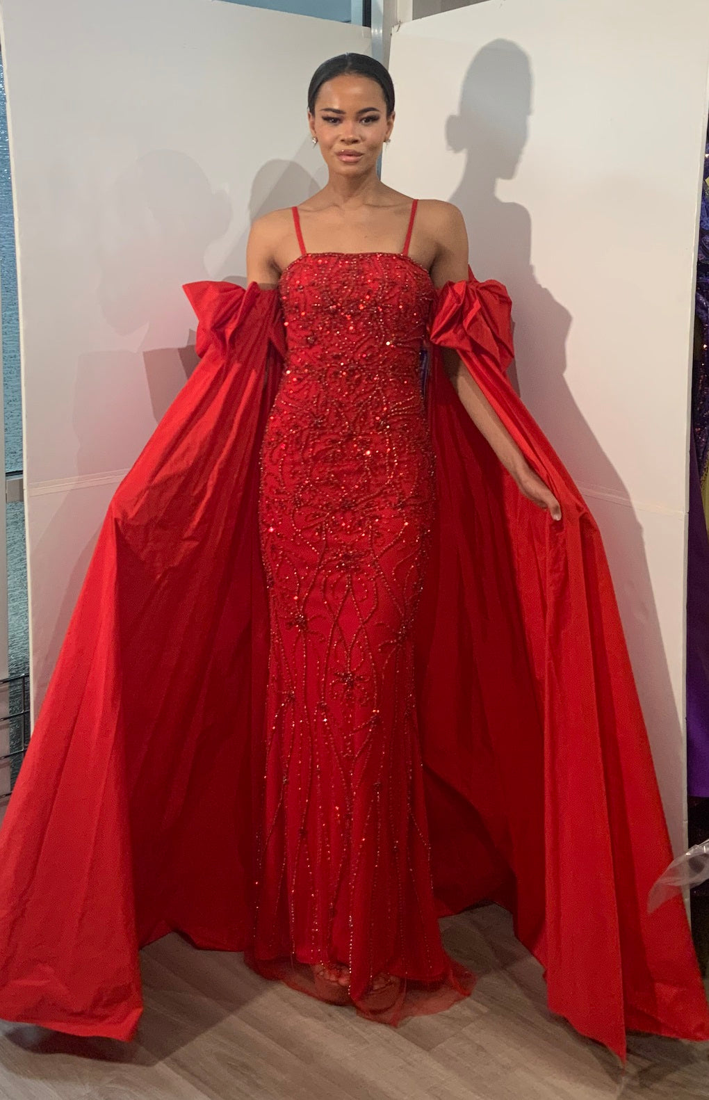 Jovani red gown best sale