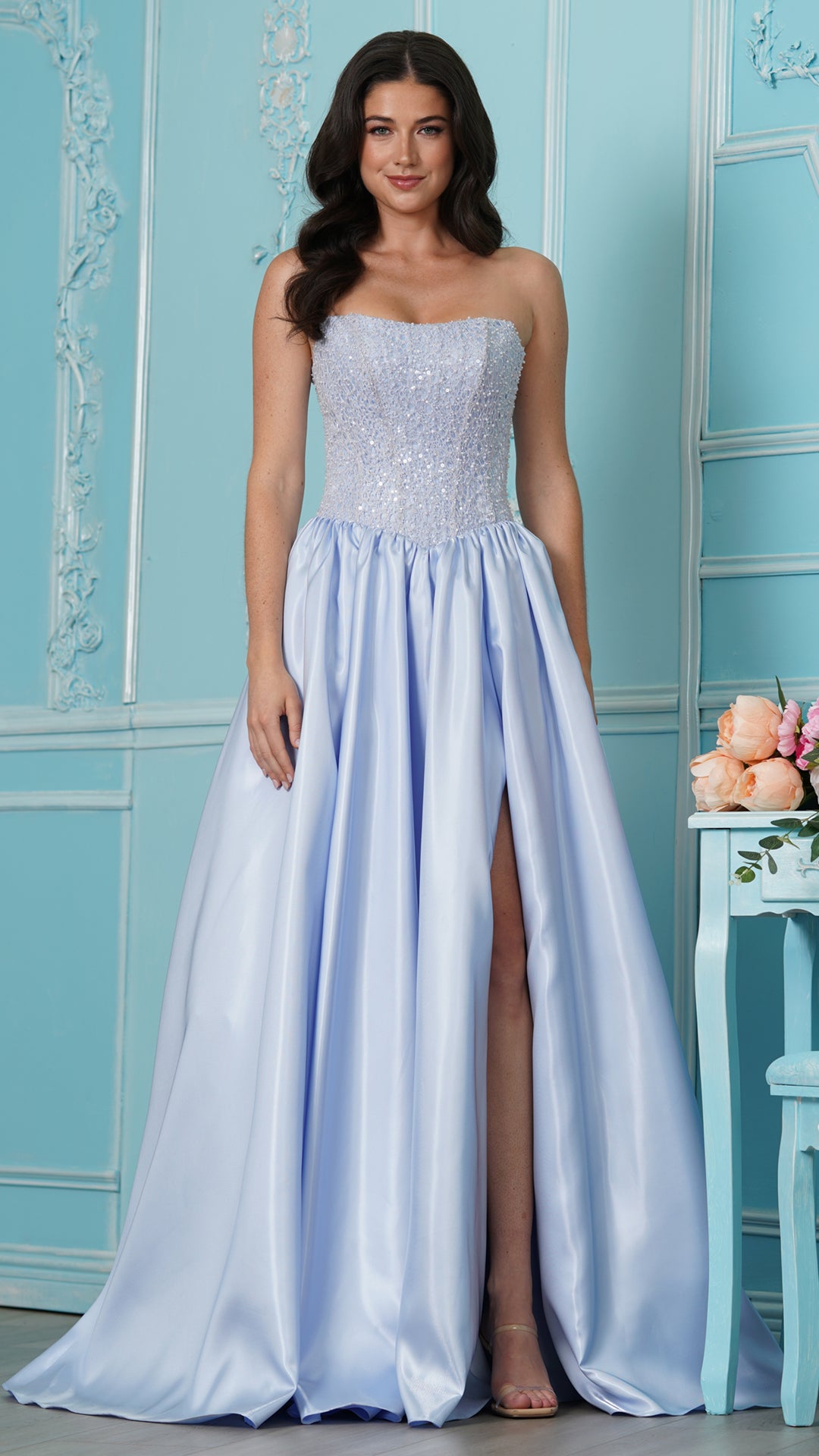 Colors Dress 4034 drop-waist ball gown