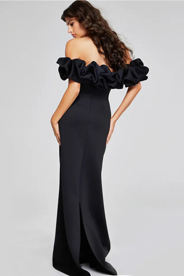 jovani off the shoulder mermaid dress Jovani Evenings Dress 41084 Fuchsia / 8