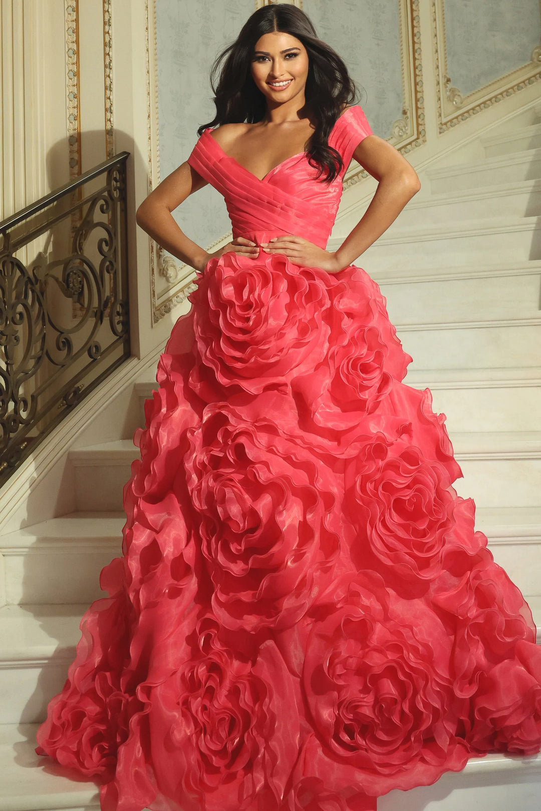 off the shoulder pageant dresses Sparkly Crystal Bodice Off Shoulder Straps Pageant Dresses For Teens