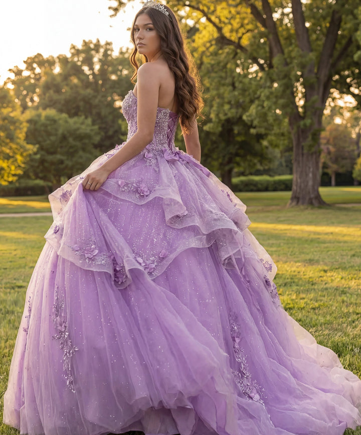 Jovani Q43810 Sweetheart Sleeveless Corset Quinceanera Dress