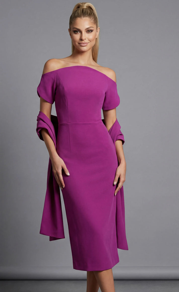 Jovani 44730 Off Shoulder Fitted Dress