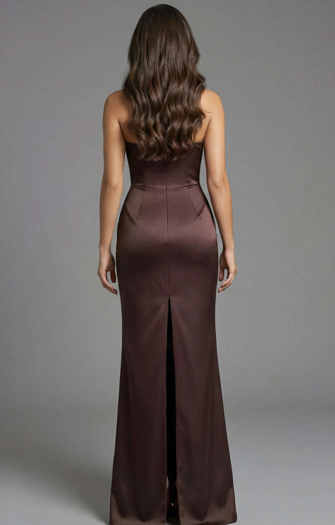 Jovani 45945 One Shoulder Draped Satin Gown - FOSTANI.com