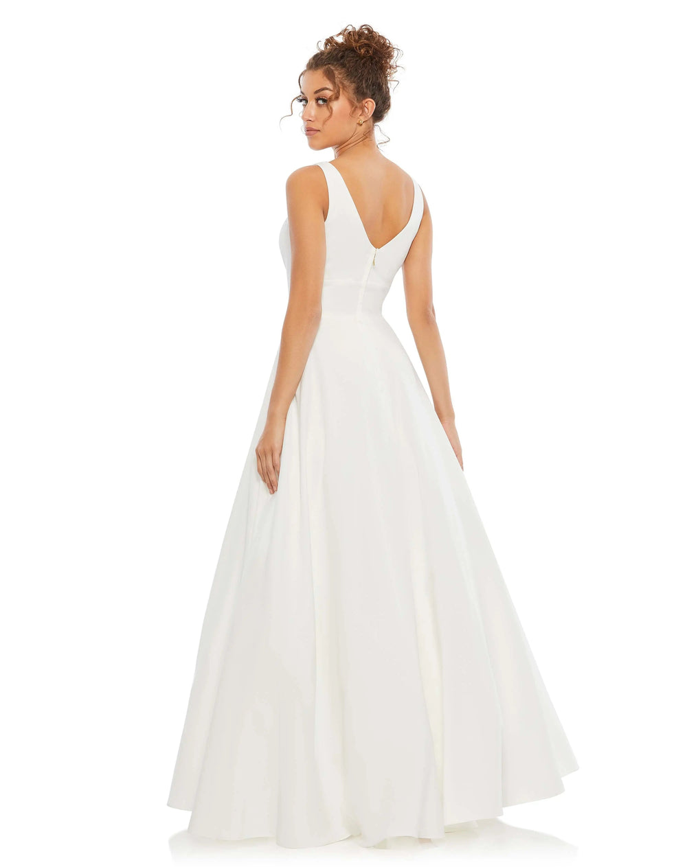 Mac Duggal 48924 Classic Sleeveless A-Line Gown with Pockets