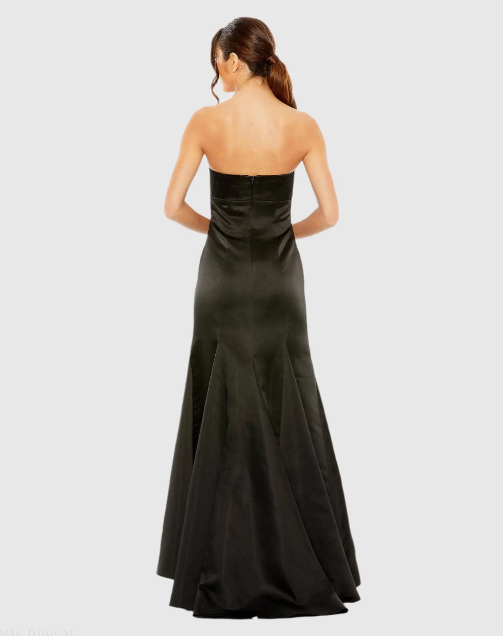 Mac Duggal 49701 Strapless Bow Mermaid Gown