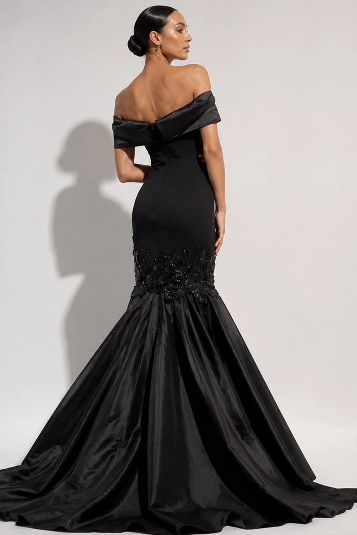 Jovani 50209 Off-the-Shoulder Mermaid Evening Dress