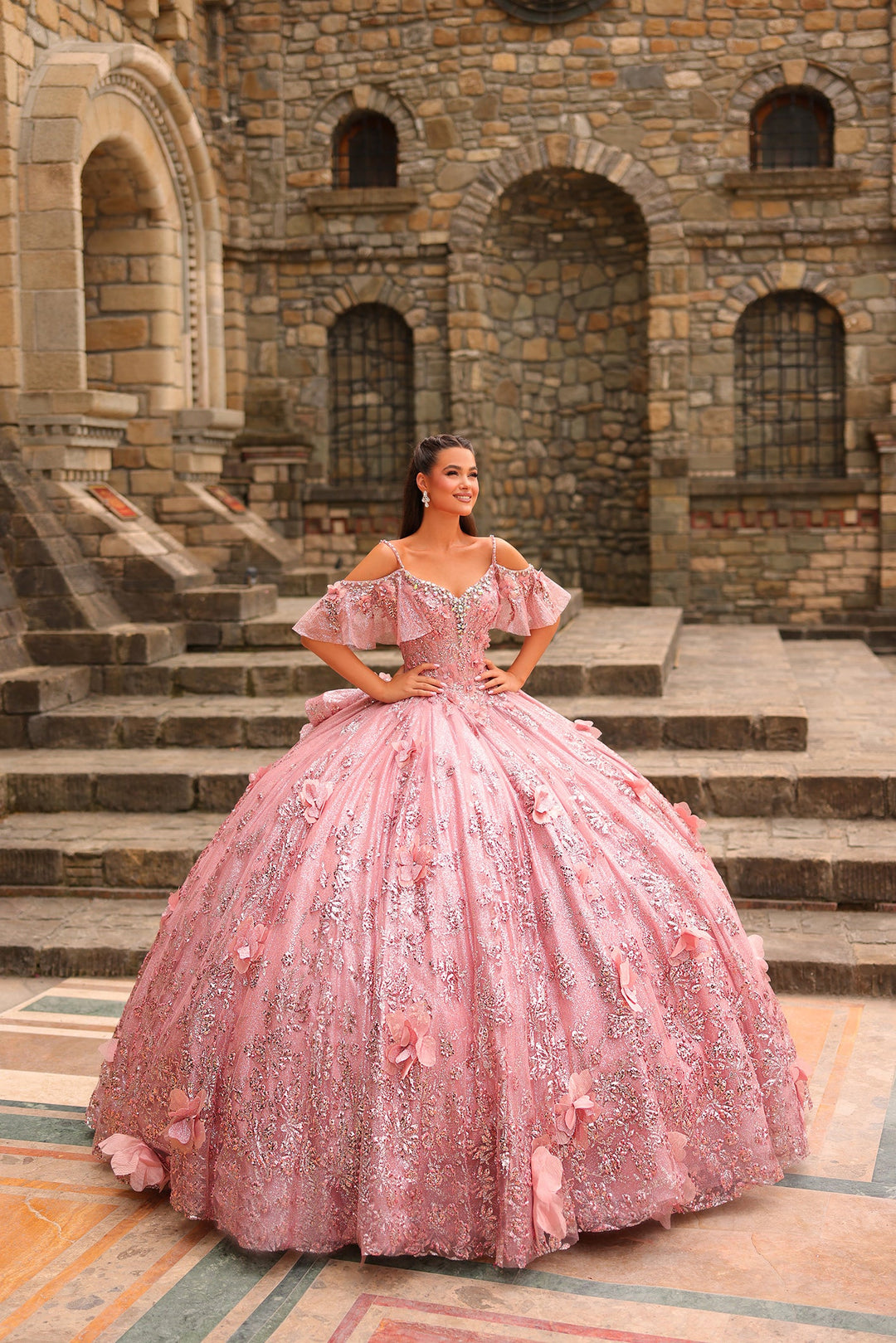 red and rose gold quinceanera dresses Gold Quinceanera Quinceanera Dresses De Charro Sparkly Red And Gold Quinceanera Dress Charro Crystal Ball Gown