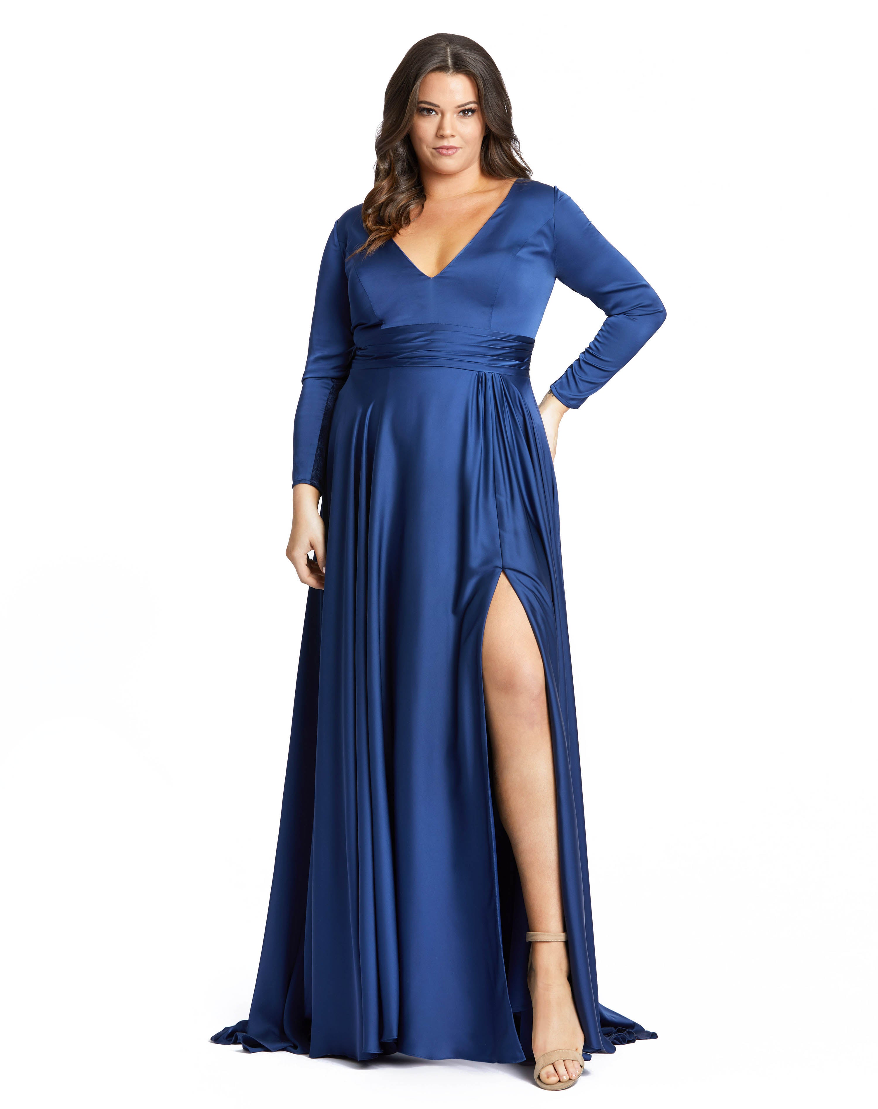 Mac duggal plus fashion size evening gowns