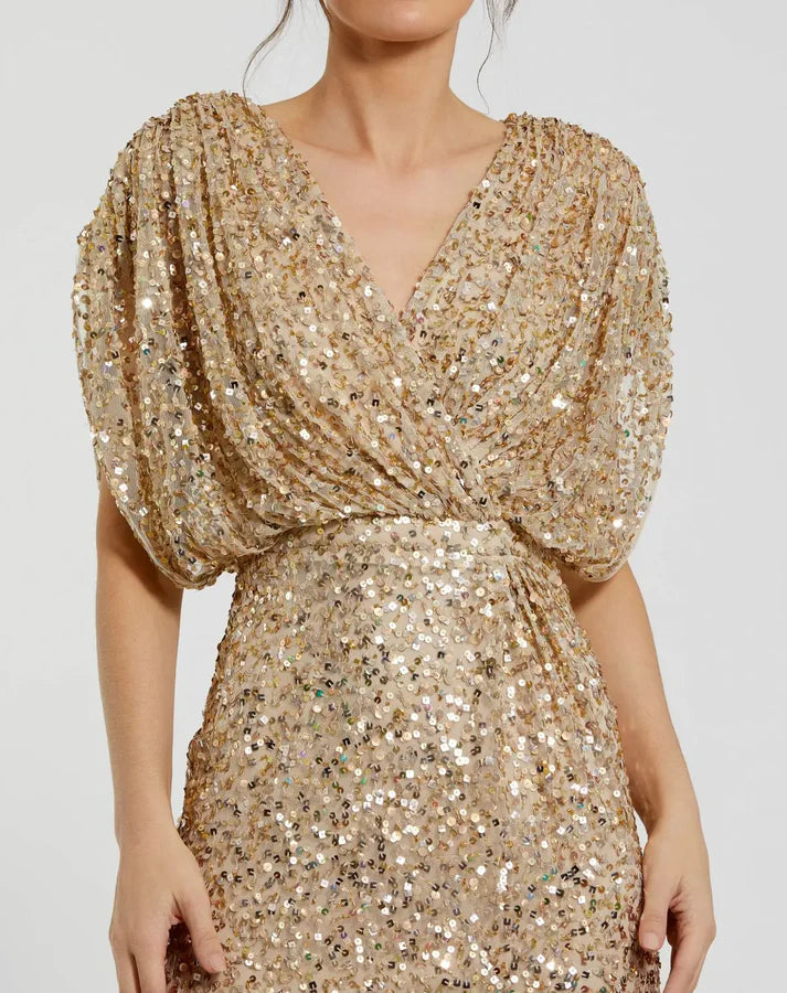 mac duggal sequin sheath dress Mac Duggal 93614