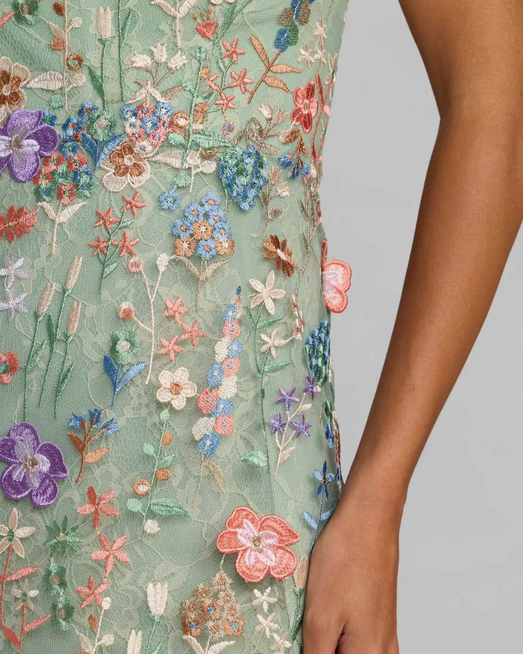 Mac Duggal 68606 One Shoulder Floral Embroidered Gown Dress | FOSTANI Mac Duggal 68606 One Shoulder Floral Embroidered Gown Dress | FOSTANI