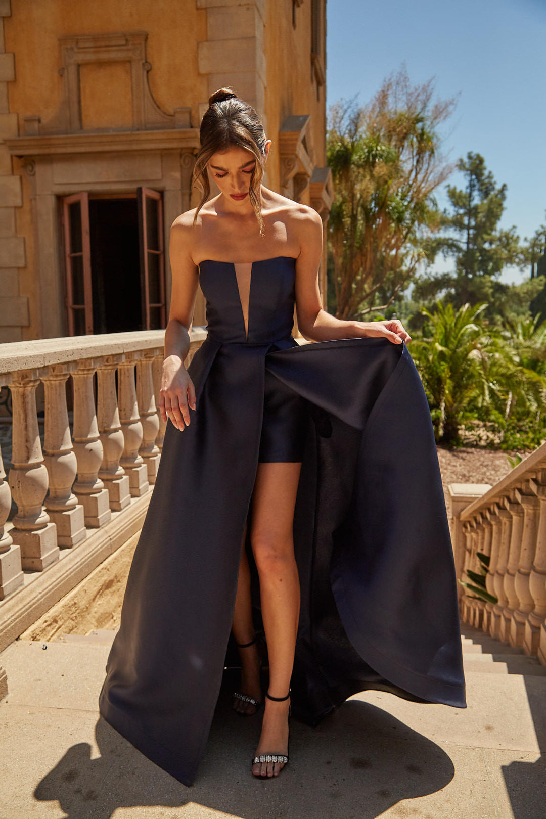 nicole bakti prom dresses Nicole Bakti 7089 12 / Navy