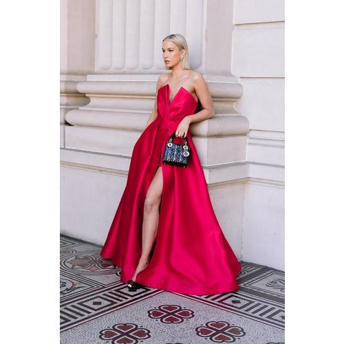 strapless open back dress Nicole Bakti 7379 – Mia Bella The Label main image 1