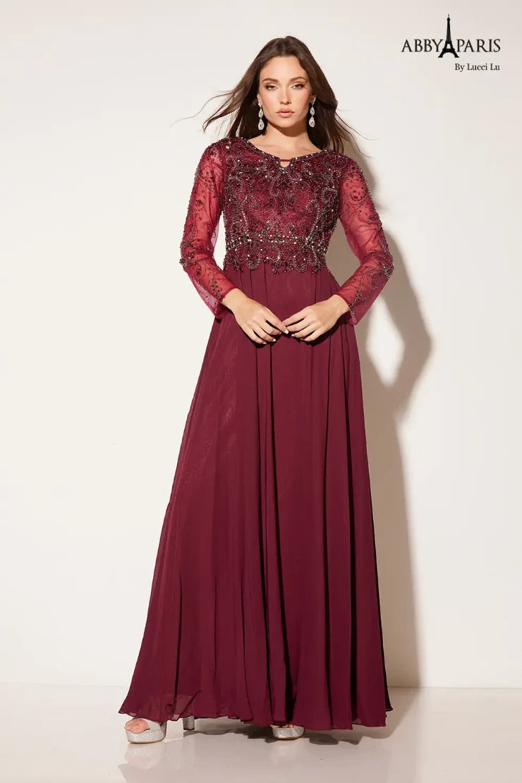 Abby Paris 96040W Dress - FOSTANI.com