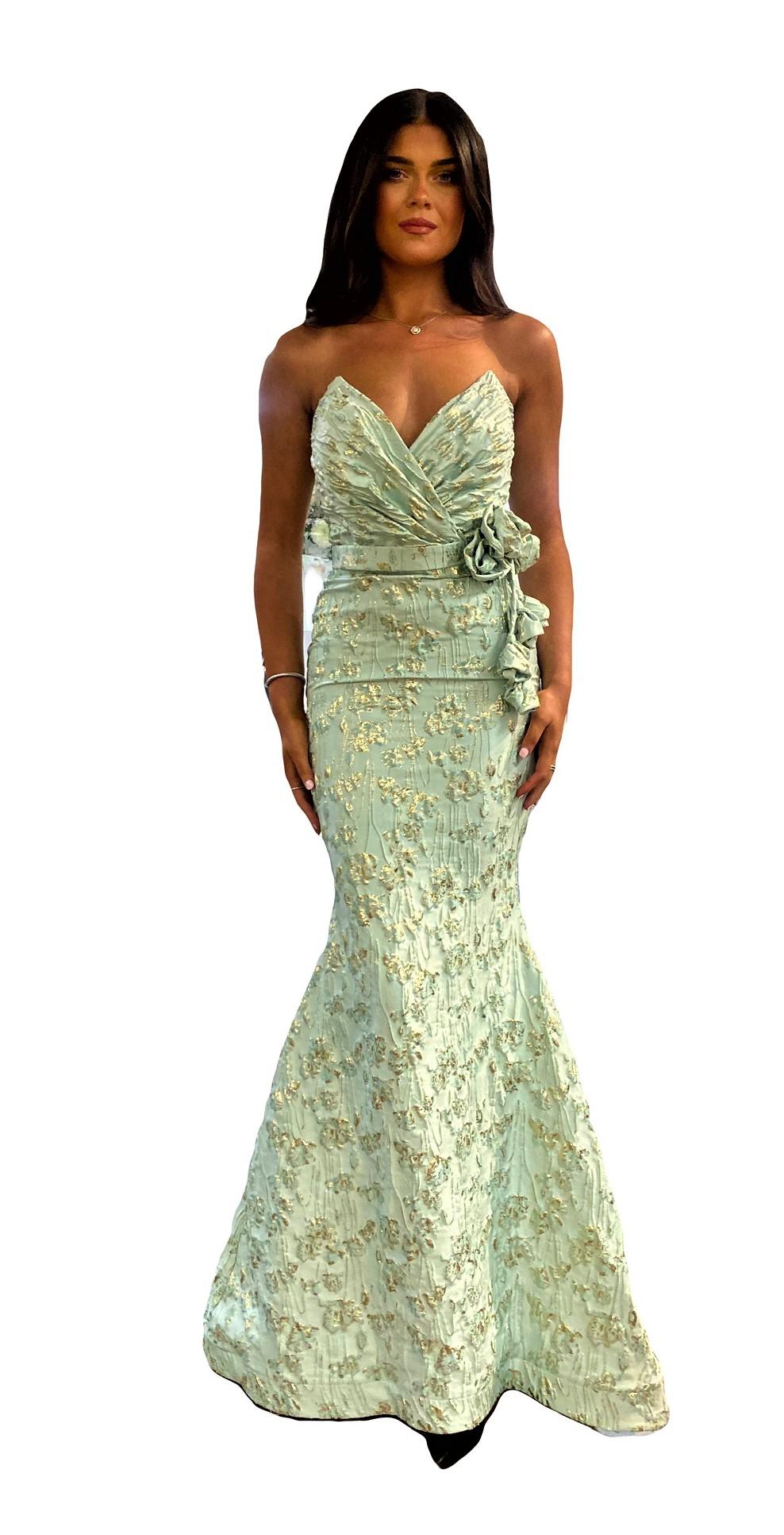 Nicole Bakti 7301 Dress 8 / Mint