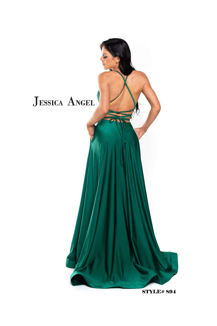 Jessica Angel 894 lace-up back view