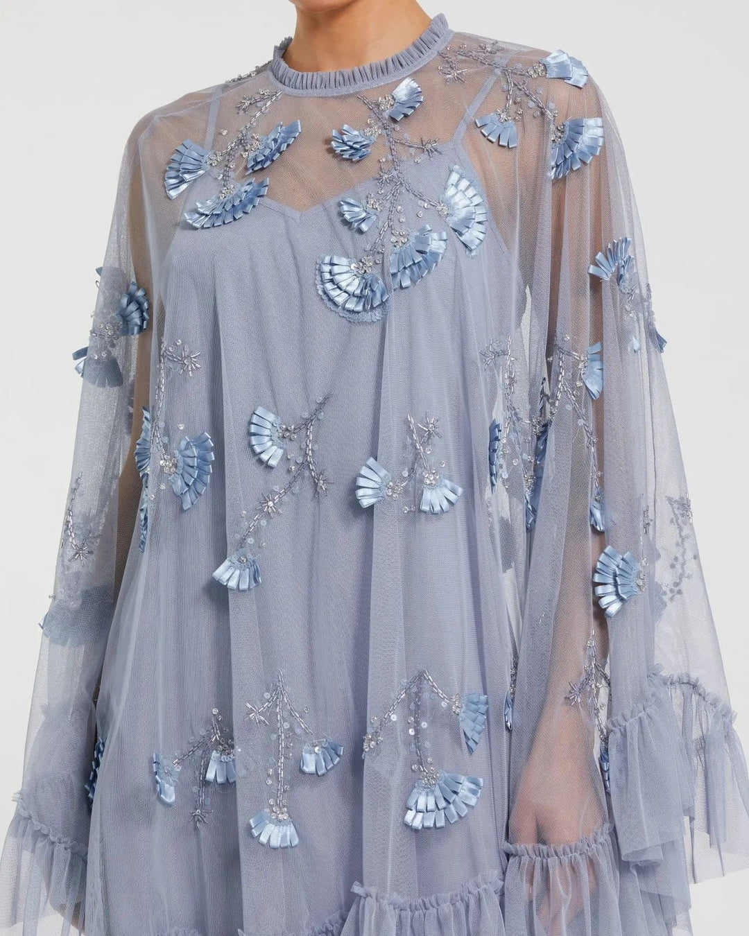 sequin trapeze dress High Neck Sleeveless Sequin Embellished Trapeze Dress