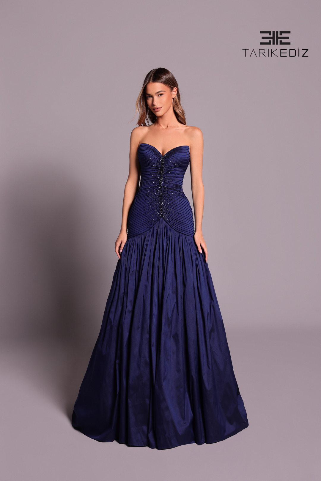 tarik ediz navy blue dress Tarik Ediz 98496 Dress