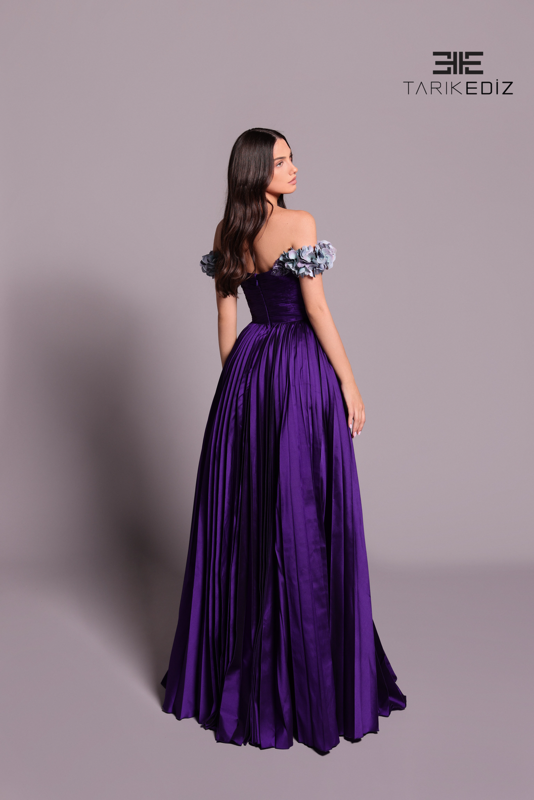 tarik ediz purple dress Tarik Ediz Dress 98704