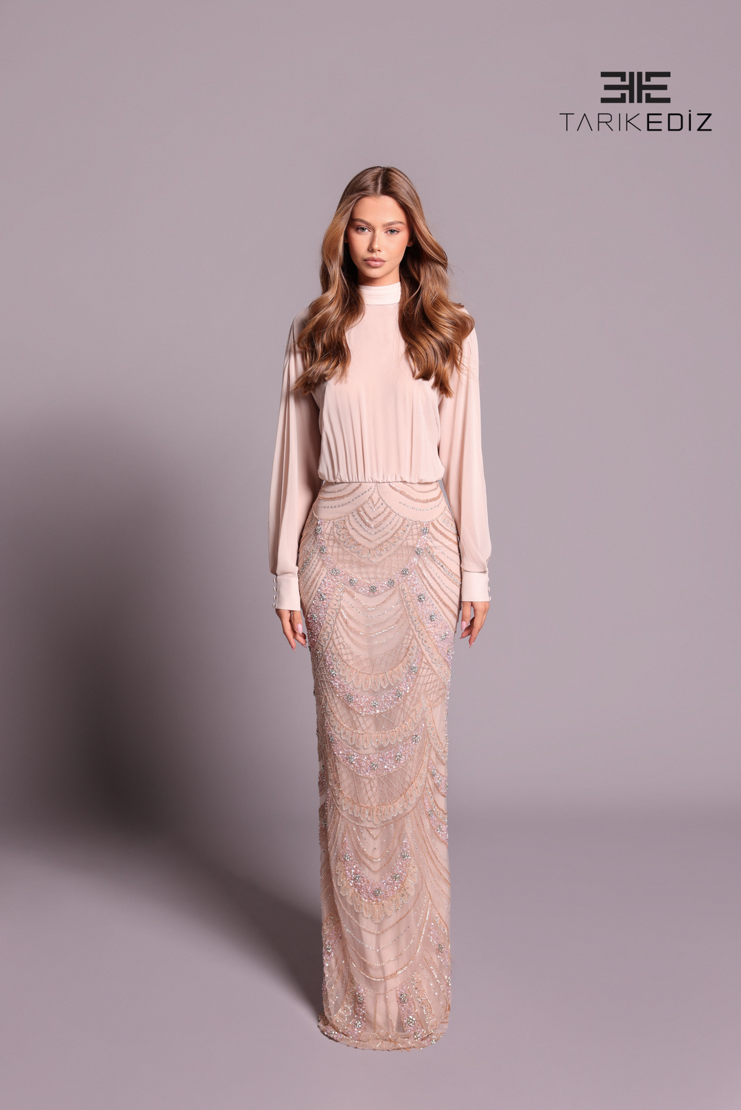 Tarik Ediz 99050 Dress - FOSTANI.com