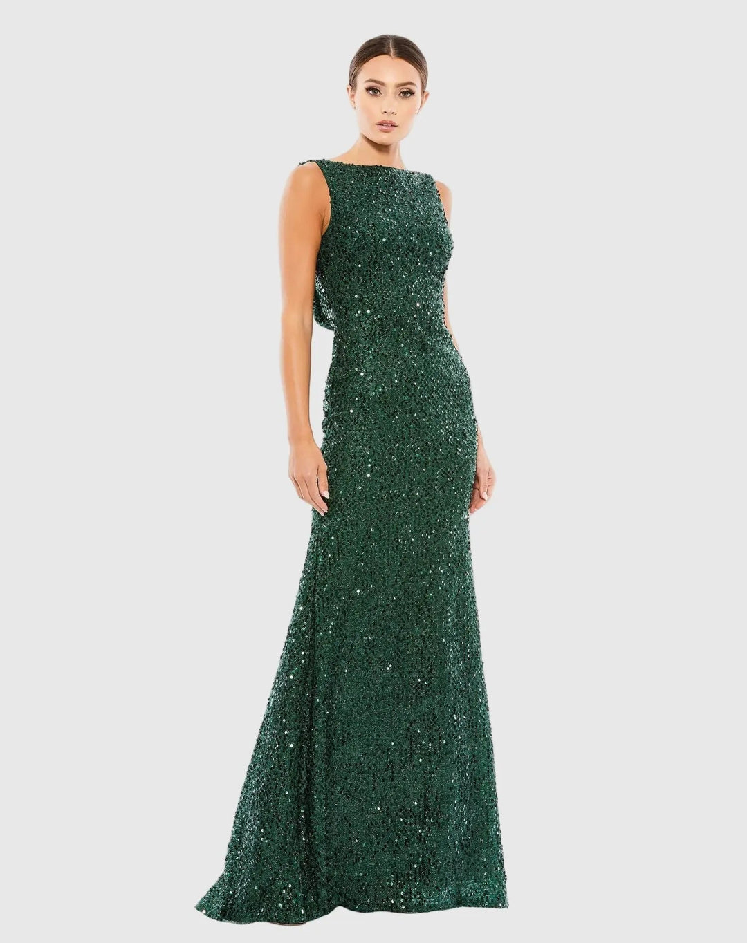 mac duggal petite evening dresses Mac Duggal Women's Embellished Satin Cap Sleeve Ball Gown