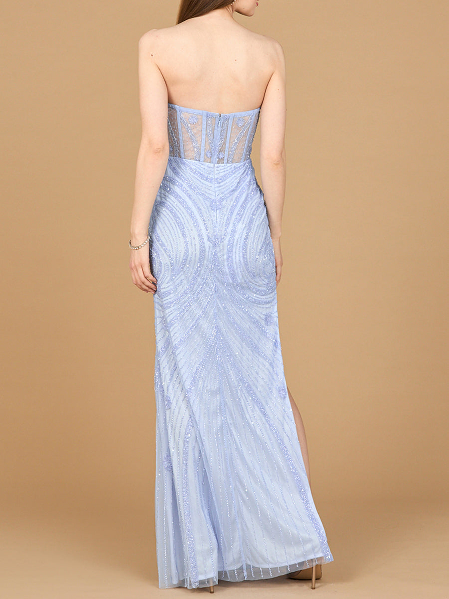 Lara 9927 Dress Lt Periwinkle / 4 Lara 9927 Dress Lt Periwinkle / 4