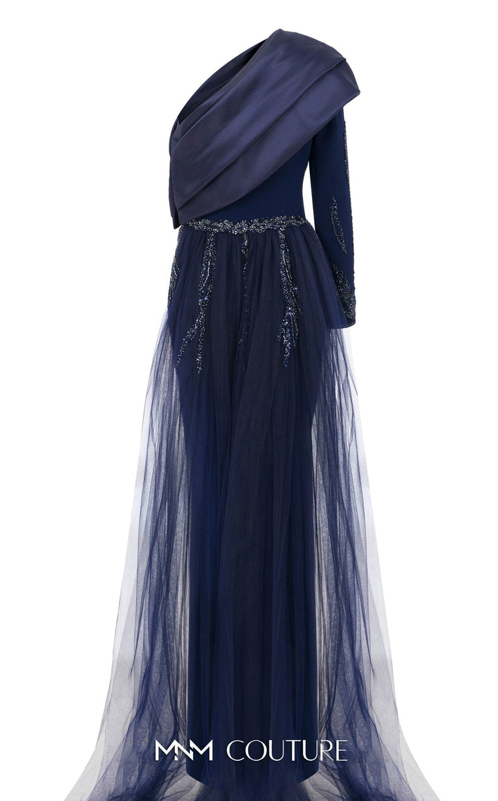MNM Couture Style B1125 - A Graceful Cascade of Green Elegance - FOSTANI.com