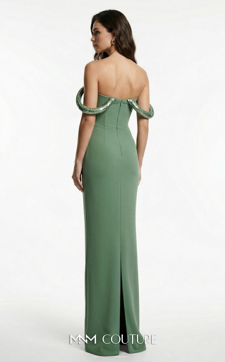 MNM Couture B1233 Sweetheart Strapless Sheath Couture Dress