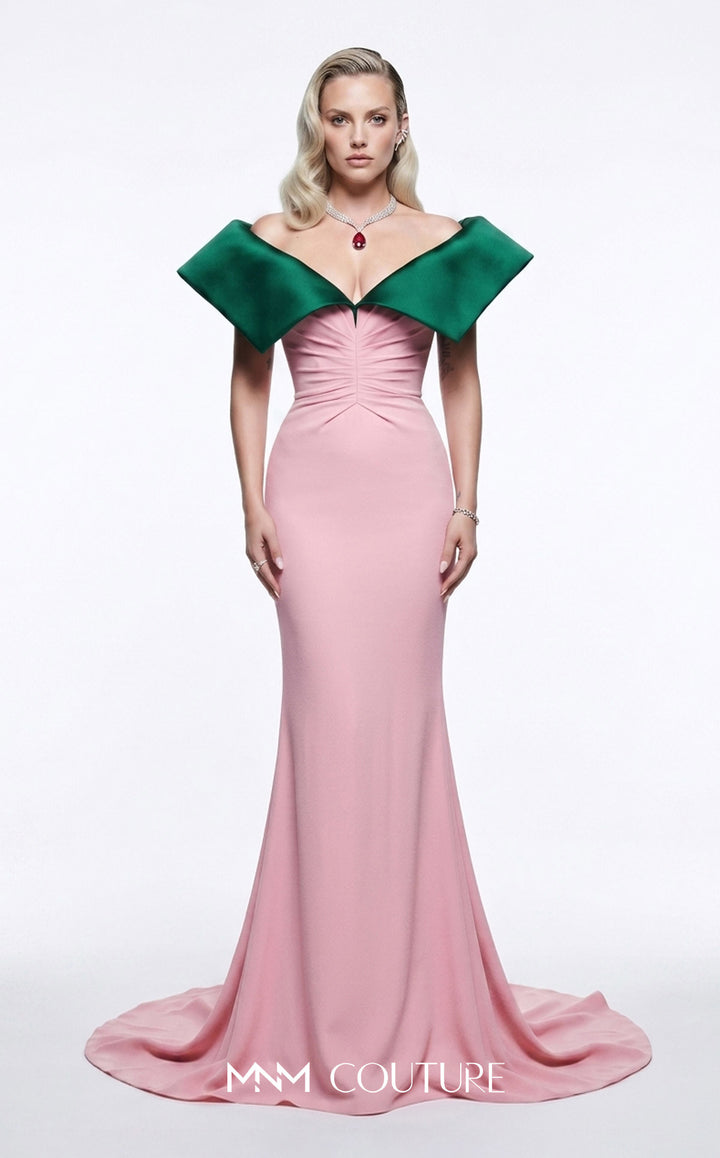 MNM Couture B1245 evening gown, front view