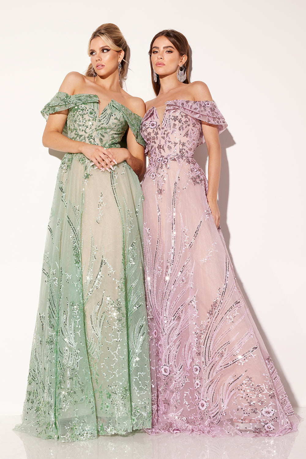 open lace back dress Lucci Lu 1332 Prom Dress - Royal Blue main image 0