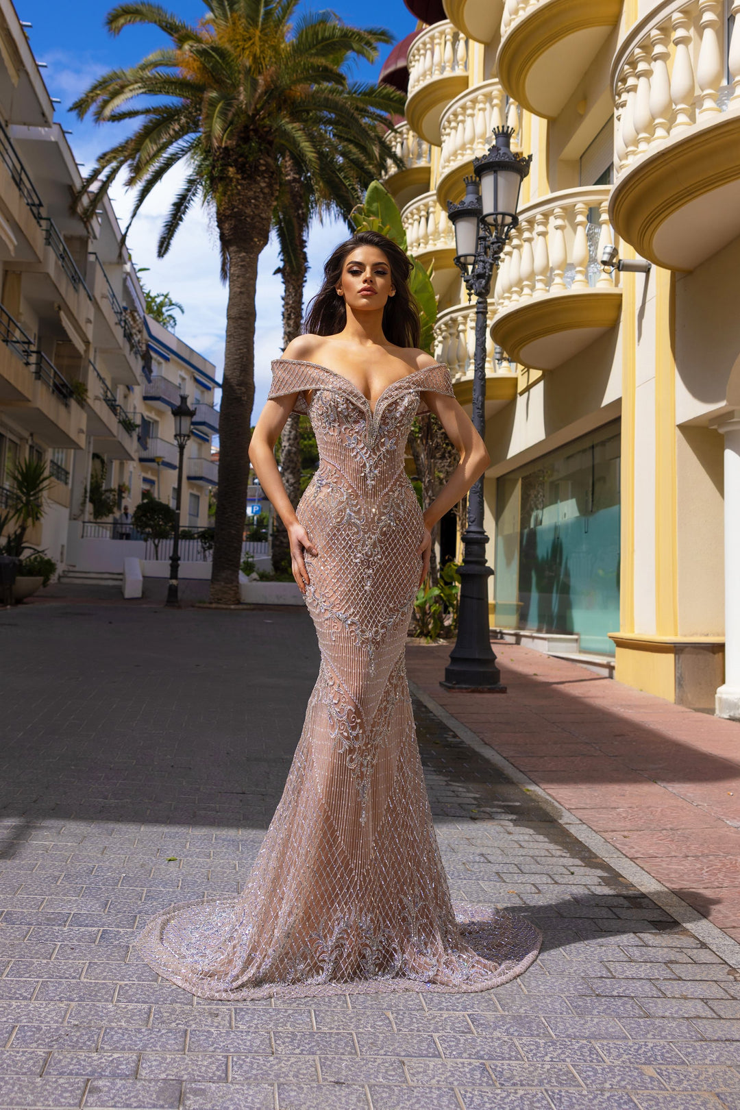 Chic and Holland HF110295 Dress Dusty Rose / 6 Chic and Holland HF110295 Dress Dusty Rose / 6