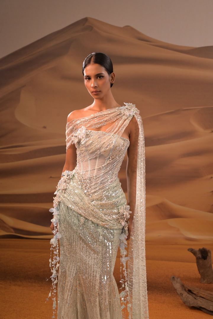 Linh Nga LMBCT350 Dress - FOSTANI.com