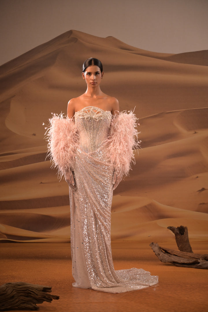 Linh Nga LMBCT359 Dress - FOSTANI.com