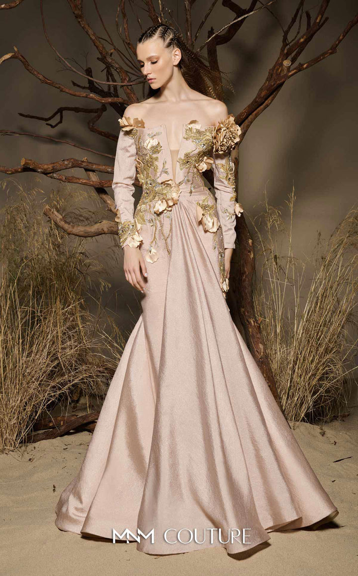 Fouad Sarkis F02986 Sweetheart Sleeveless Structured Couture Dress