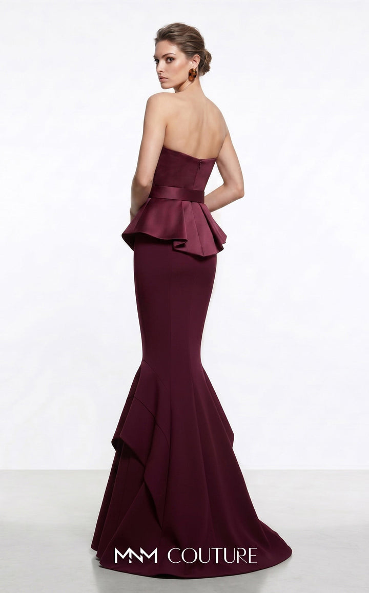 Fouad Sarkis F03035A Strapless Sleeveless Corset Bodice Couture Dress