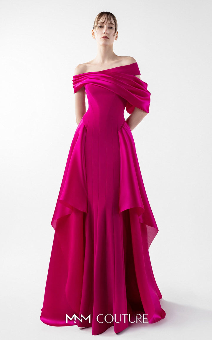 Gaby Charbachy G2018 Off-the-shoulder Modified A-line Couture Dress