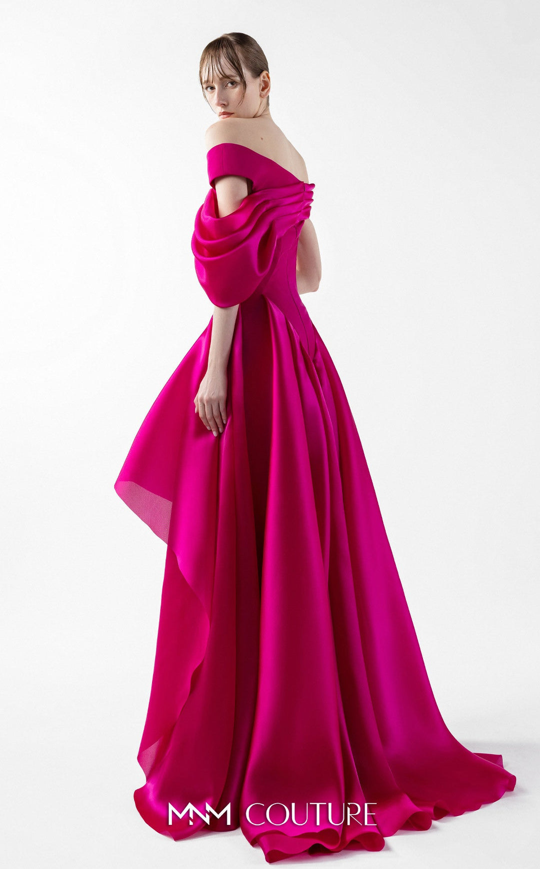 Gaby Charbachy G2018 Off-the-shoulder Modified A-line Couture Dress