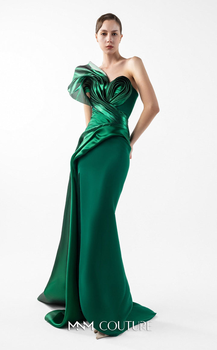MNM Couture Style G2023 – A Masterpiece of Emerald Elegance - FOSTANI.com