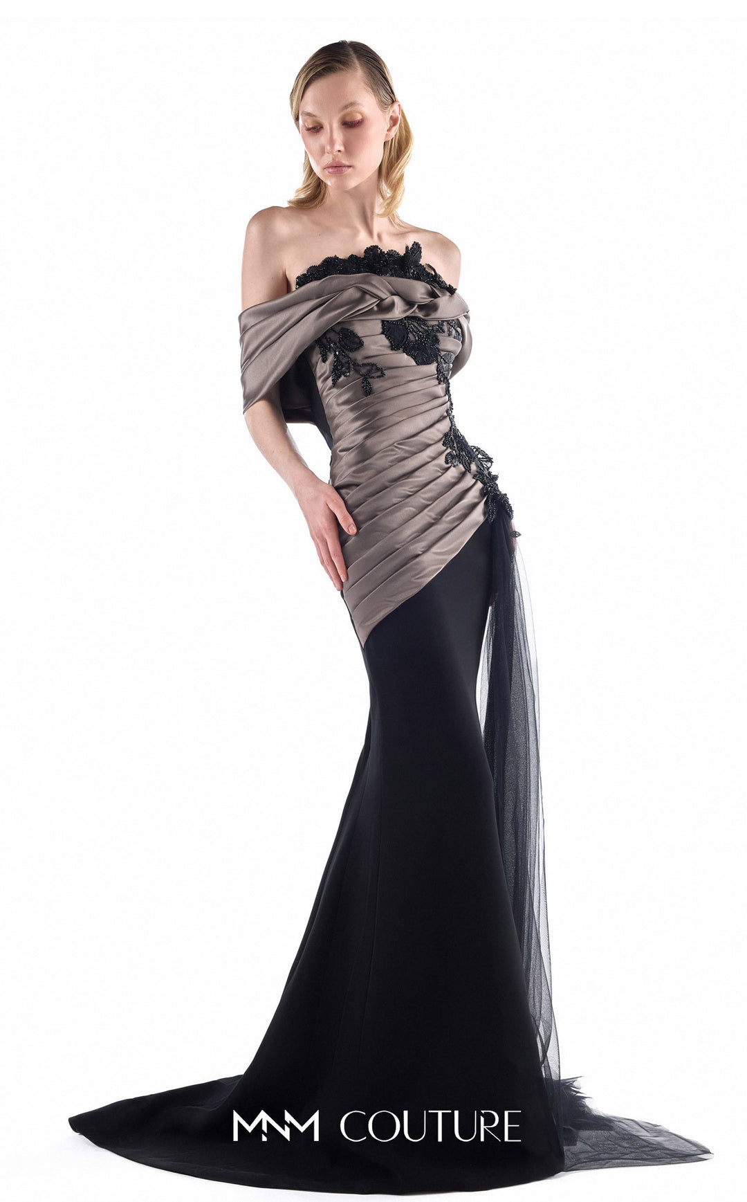 Gaby Charbachy G2228 couture gown, three-quarter view