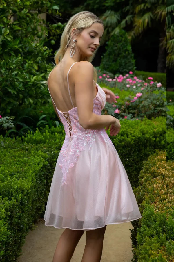 GLS Collective GS3506 Glitter Sweetheart Homecoming Dress