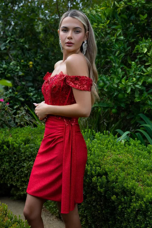 homecoming dresses grand junction GLS Collective GS3509 Glitter Sweetheart Dress HARD-TAGGED-AA-06.04.2025