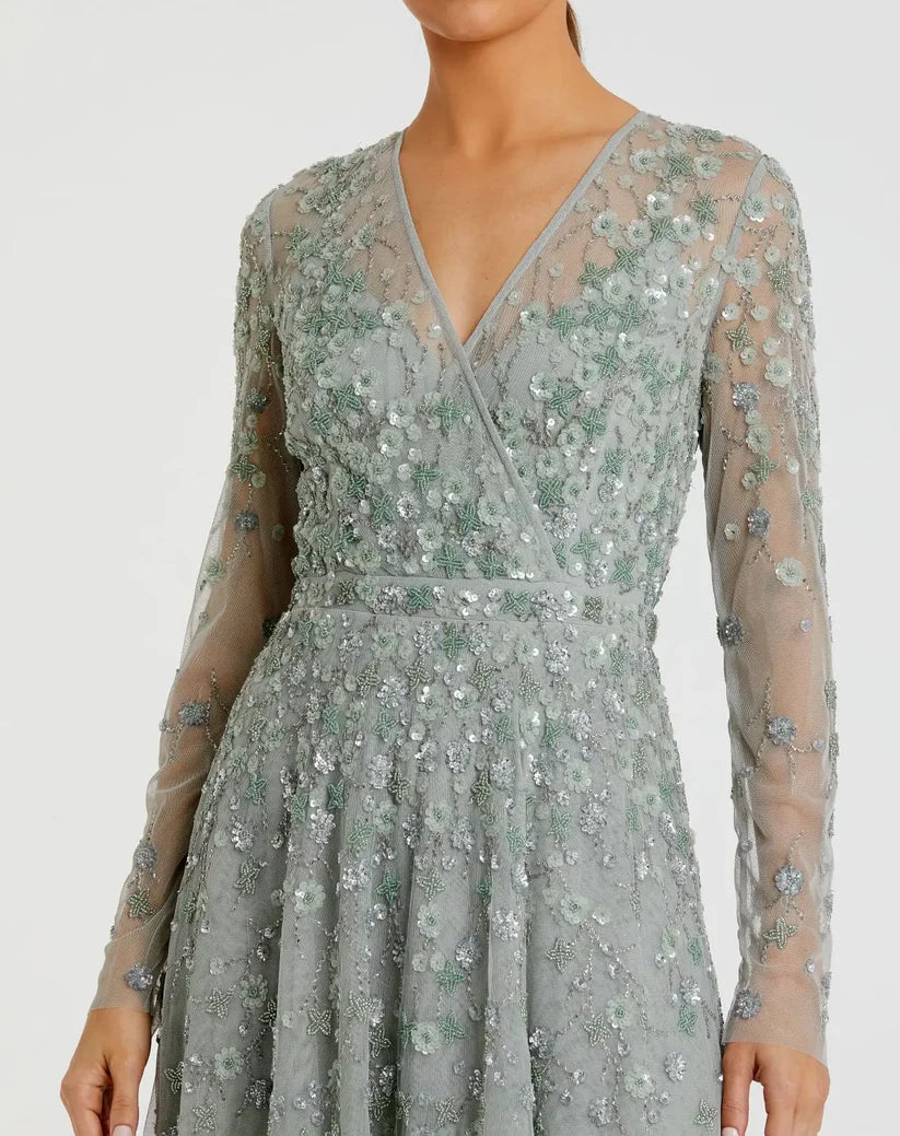 slim fit dress slacks Mac Duggal 9131 Dress