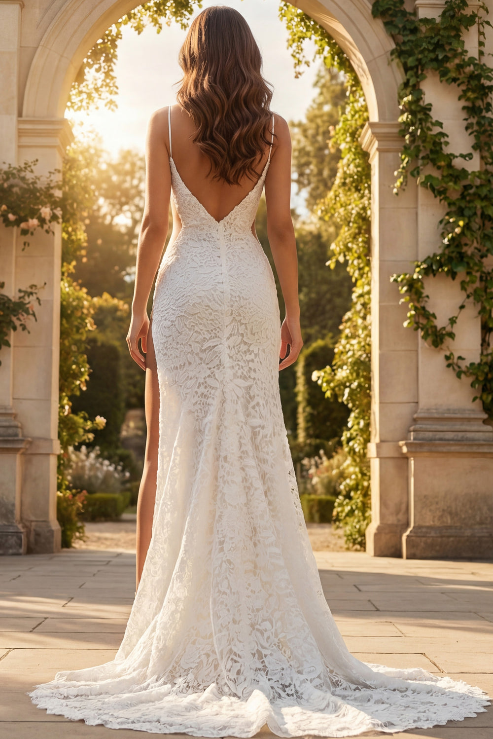 Jovani JB42771 Corset Bridal Gown with Lace Details - FOSTANI.com