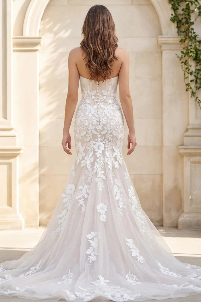lace wedding dress with sparkle Jovani JB99063 Floral Lace Bridal Gown With Sparkle Tulle