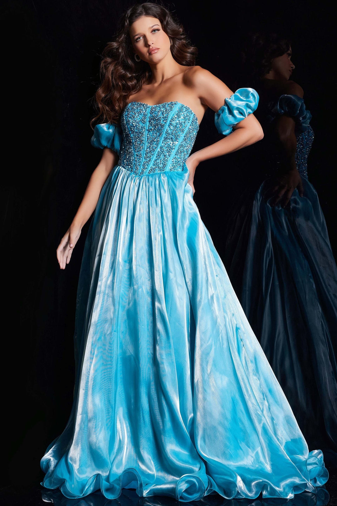 jovani bridesmaid dresses Jovani 3675 Beaded Mermaid Long Dress