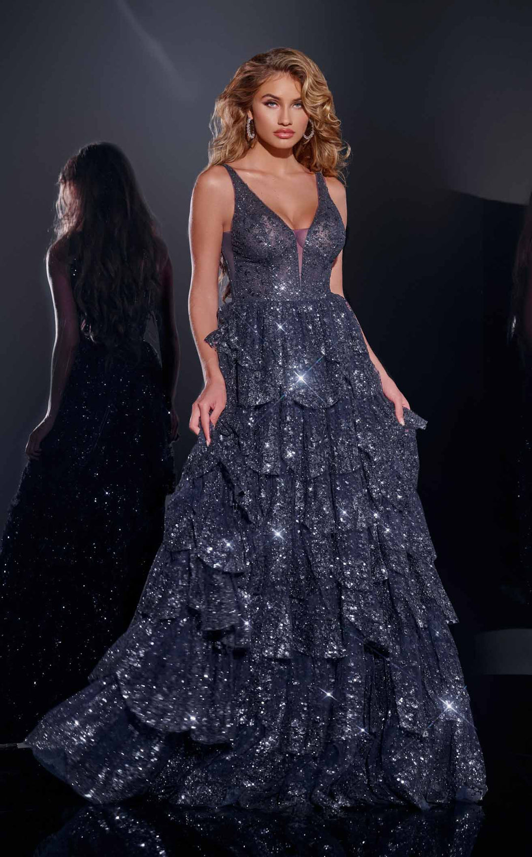 Jovani 43198 Prom Dress - Navy | NewYorkDress Jovani 43198 Prom Dress - Navy | NewYorkDress