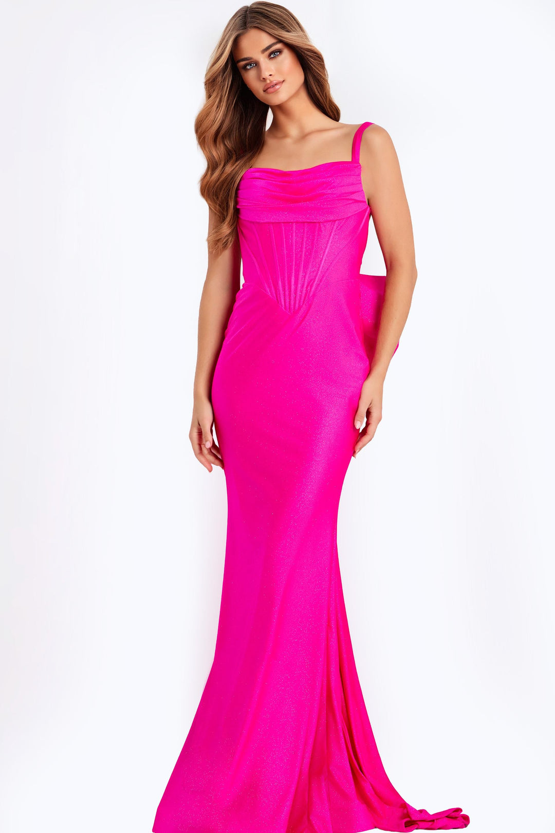 cowl neck prom dress Jovani 47669 Cowl Neck Prom Dress 2026 Blush / 0