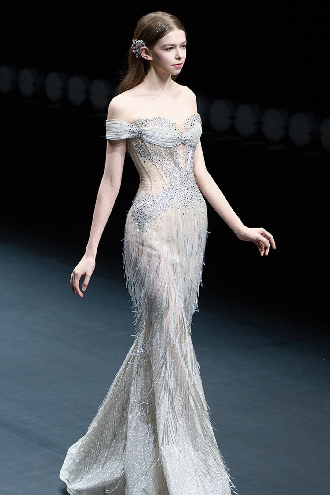 Linh Nga LMBCT366 Dress - FOSTANI.com