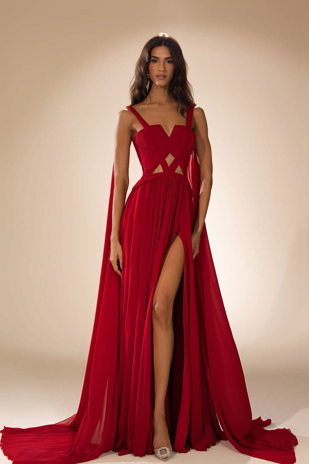 Abdo Aoude D21 Cut-Out Couture Dress