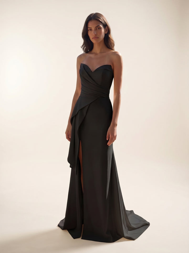 Modessa Couture M26718 Sweetheart Strapless Structured Dress